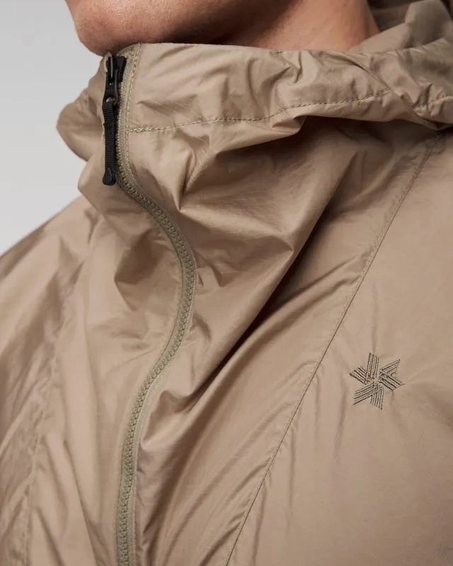 Giacca a vento beige da uomo Goldwin Rip-stop Light Jacket