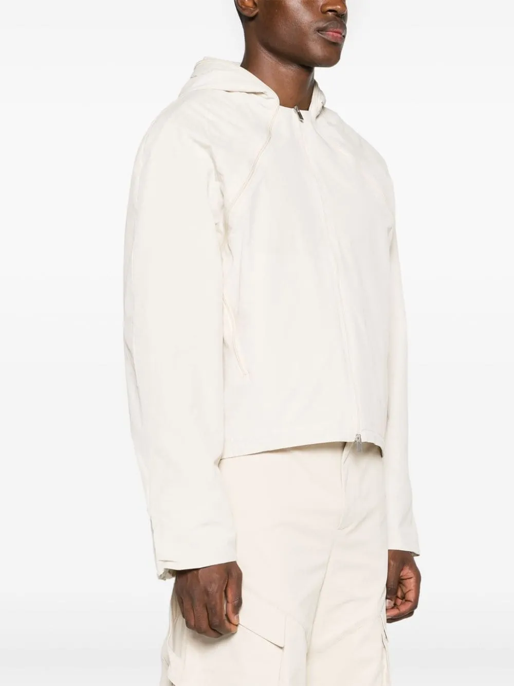 Giacca a vento con cappuccio Generis in beige Heliot Emil - uomo