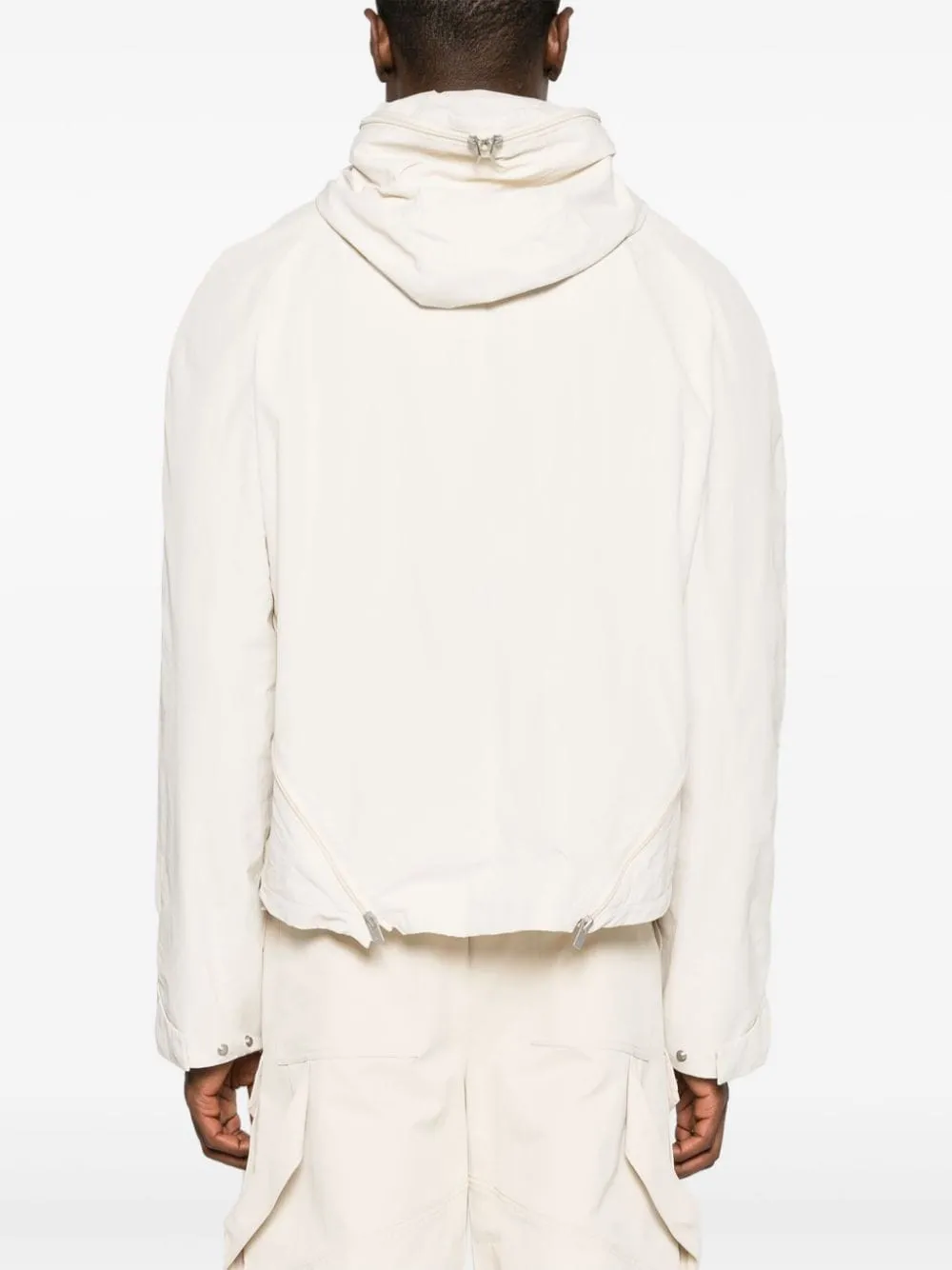 Giacca a vento con cappuccio Generis in beige Heliot Emil - uomo