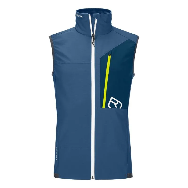 Giacca a vento senza maniche Ortovox Berrino Vest (Mountain Blue) Uomo