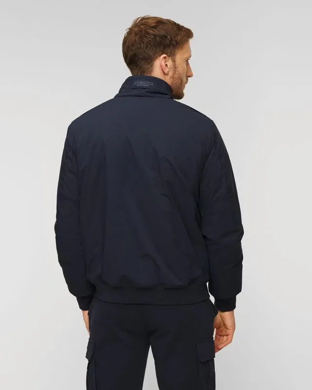 Giacca blu scuro da uomo Aeronautica Militare