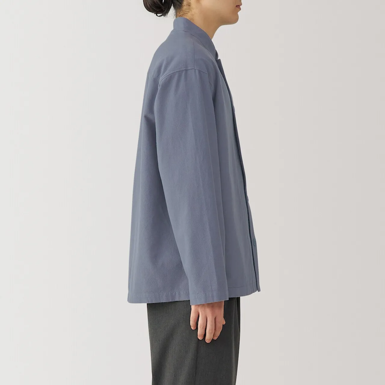 Giacca camicia in flanella