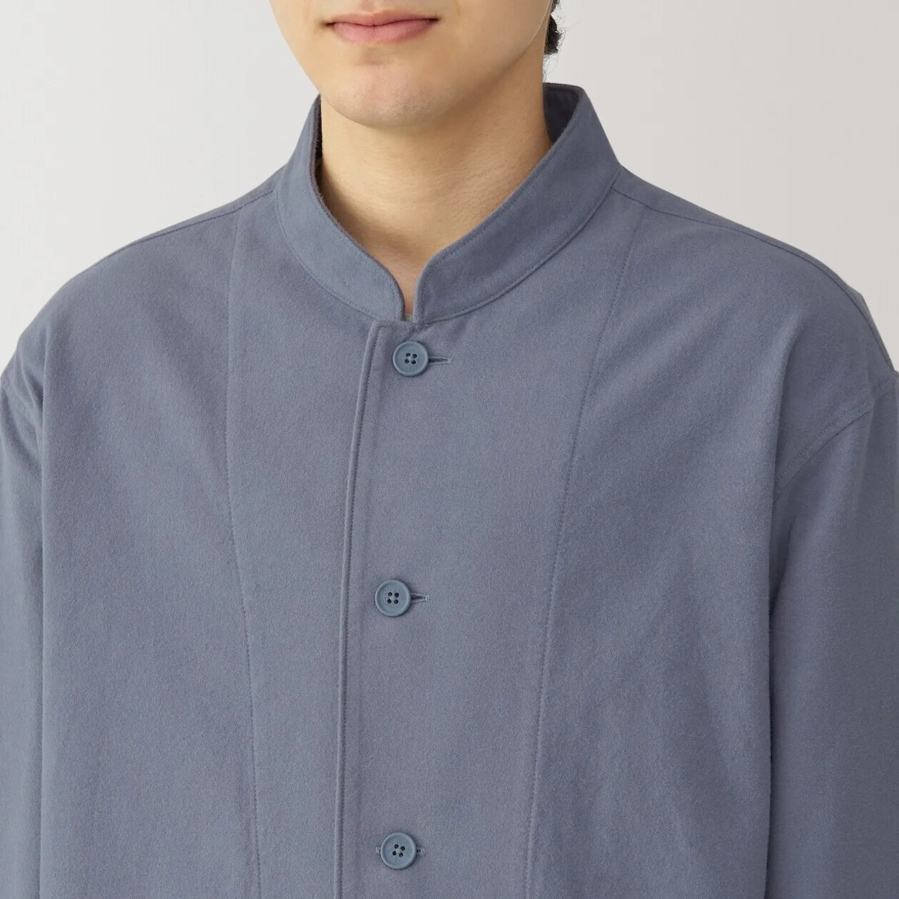 Giacca camicia in flanella
