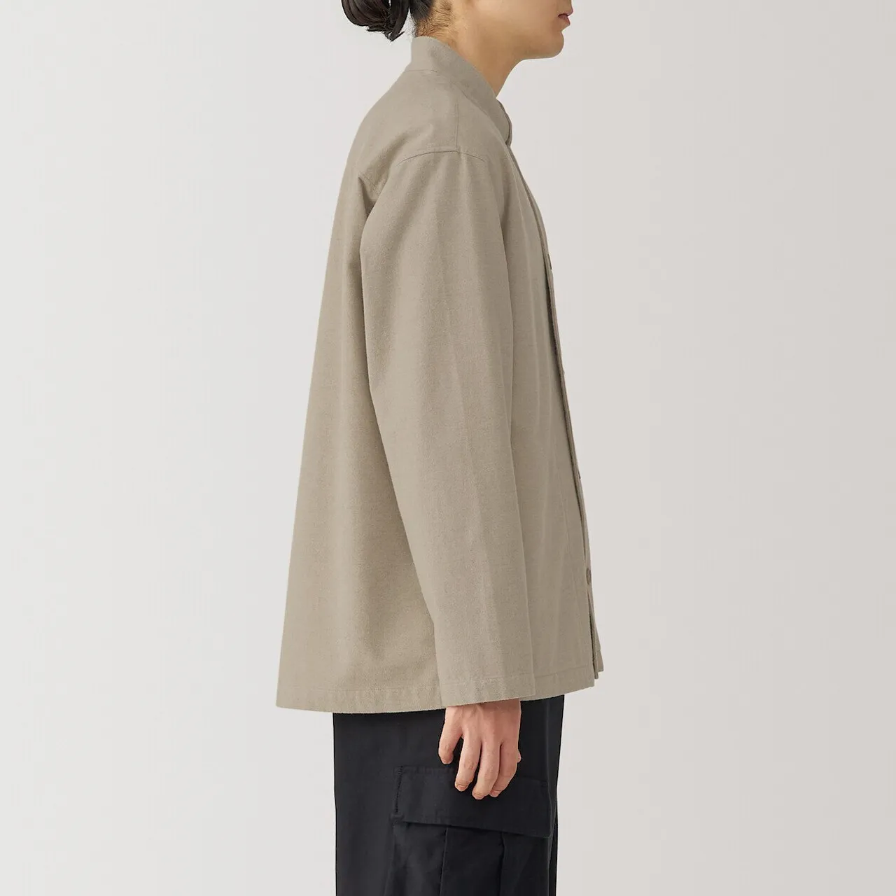 Giacca camicia in flanella