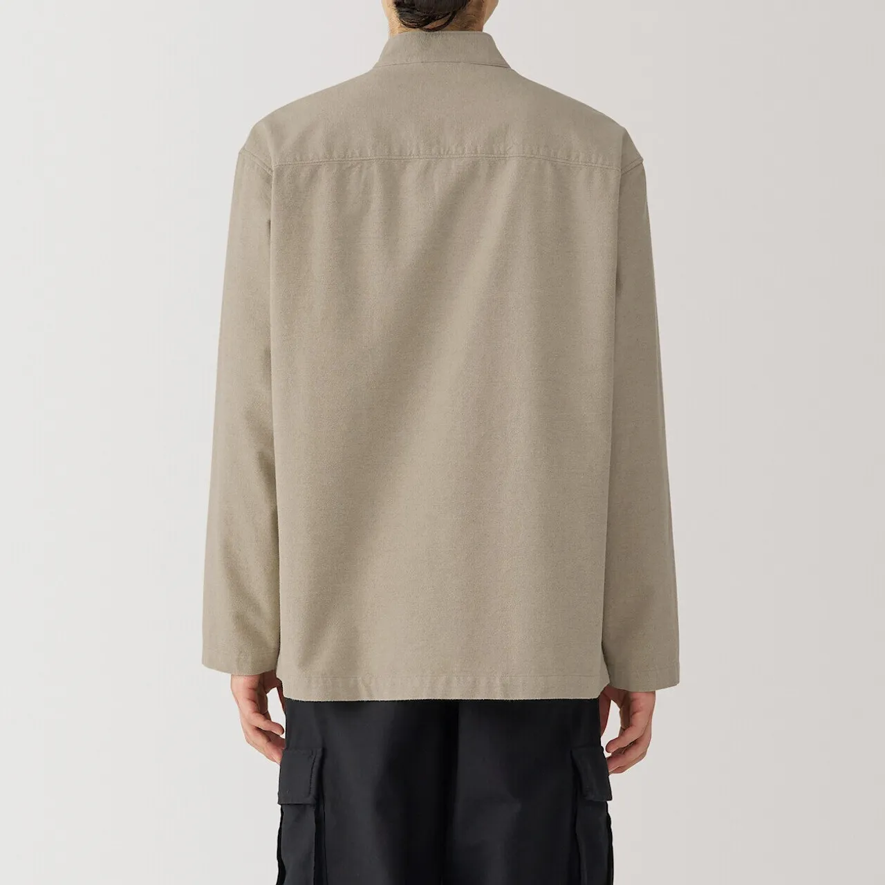 Giacca camicia in flanella