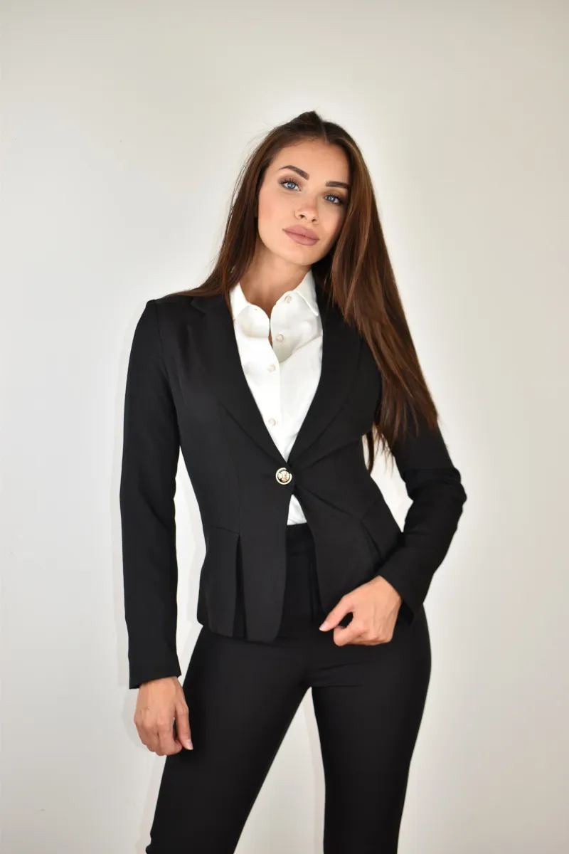 Giacca sagomata completo Rosa