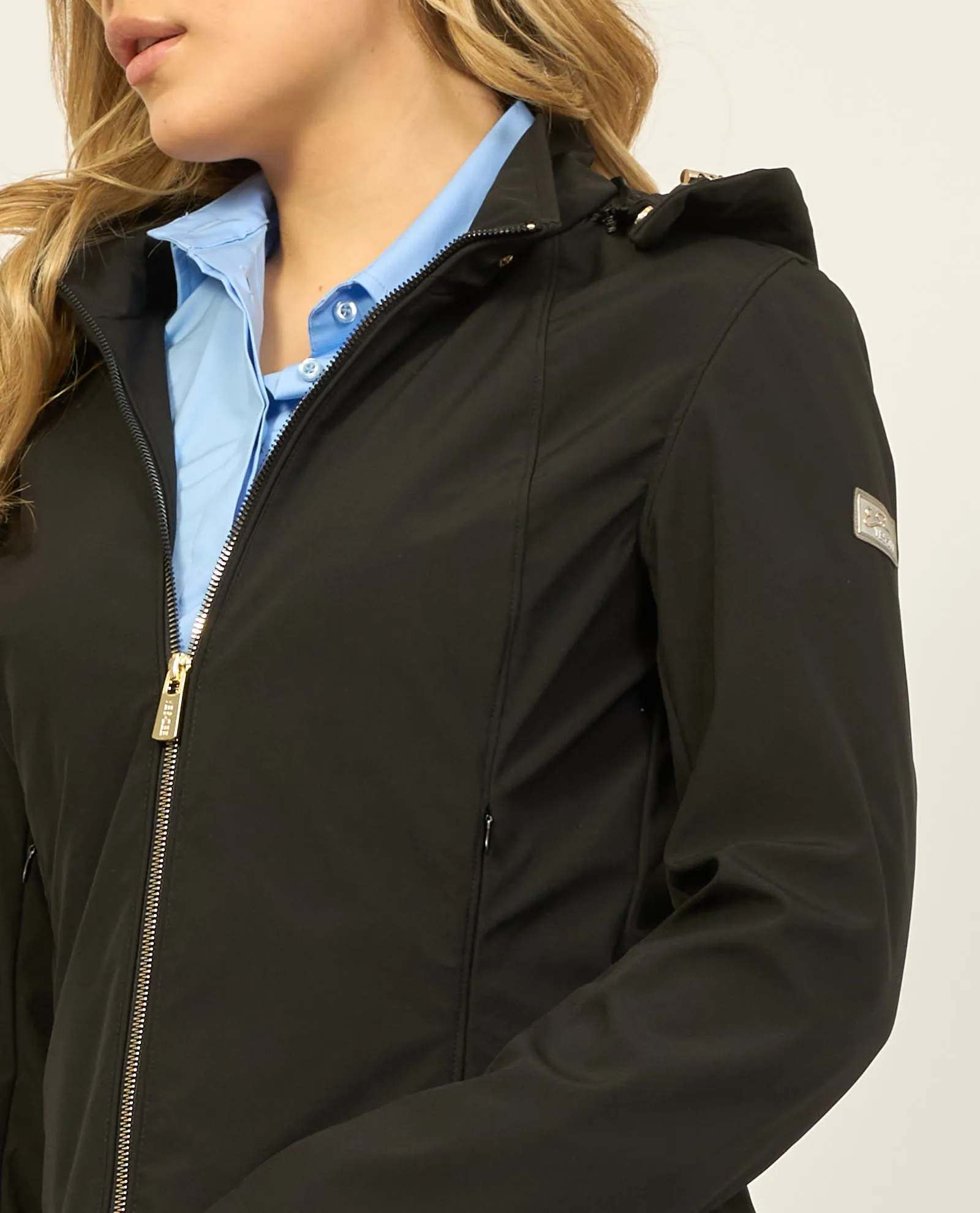 Giubbotto donna Yes Zee in softshell con cappuccio