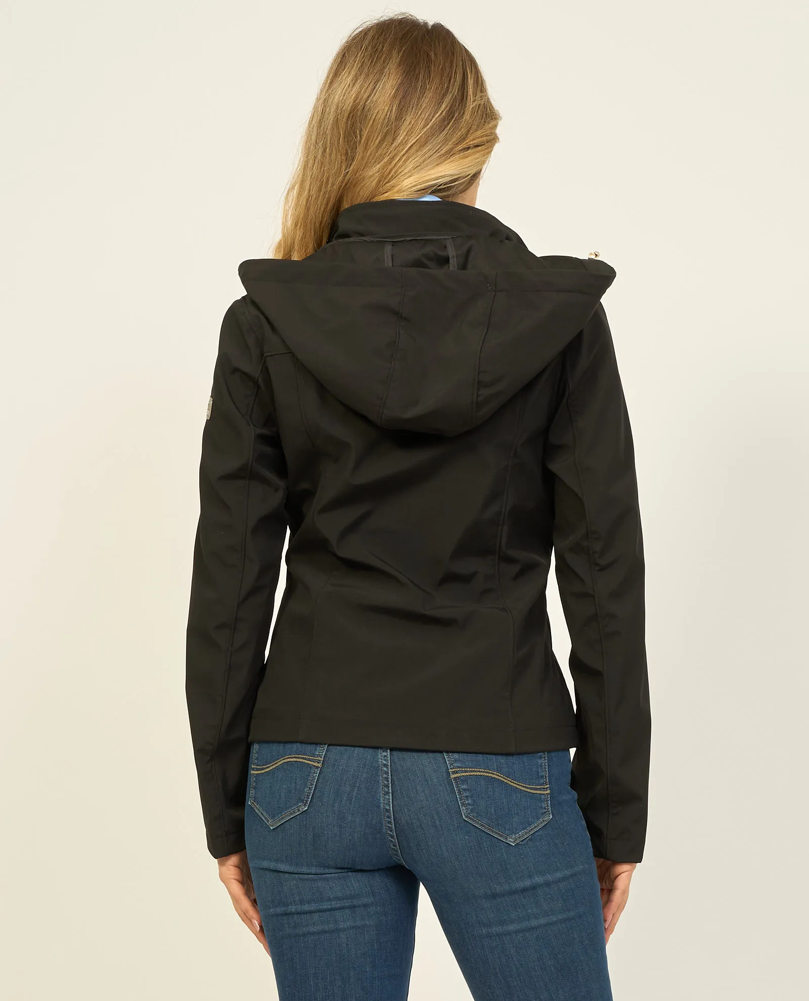 Giubbotto donna Yes Zee in softshell con cappuccio