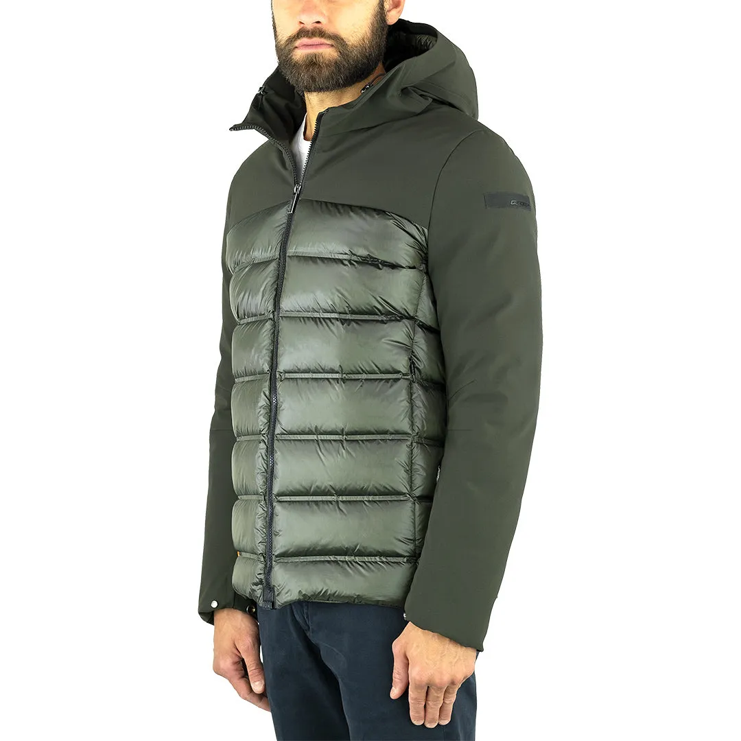 Giubbotto Piumino RRD Jkt Winter Hybrid Mdm Verde Militare