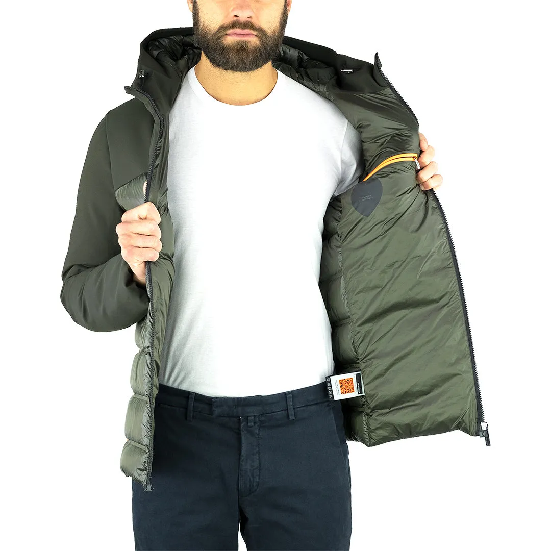 Giubbotto Piumino RRD Jkt Winter Hybrid Mdm Verde Militare