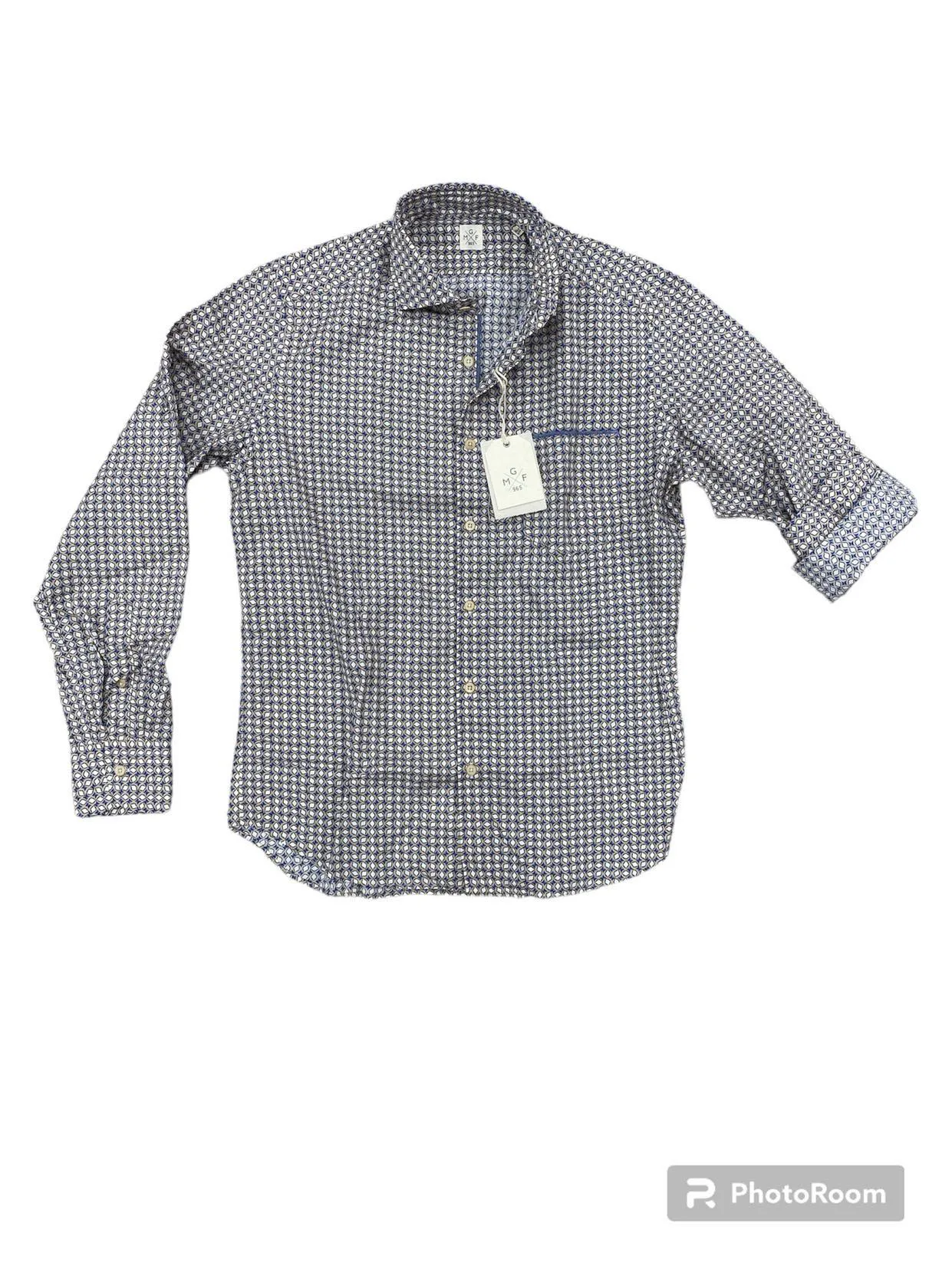 GMF camicia uomo taschino collo mezzofrancese fantasia 941272