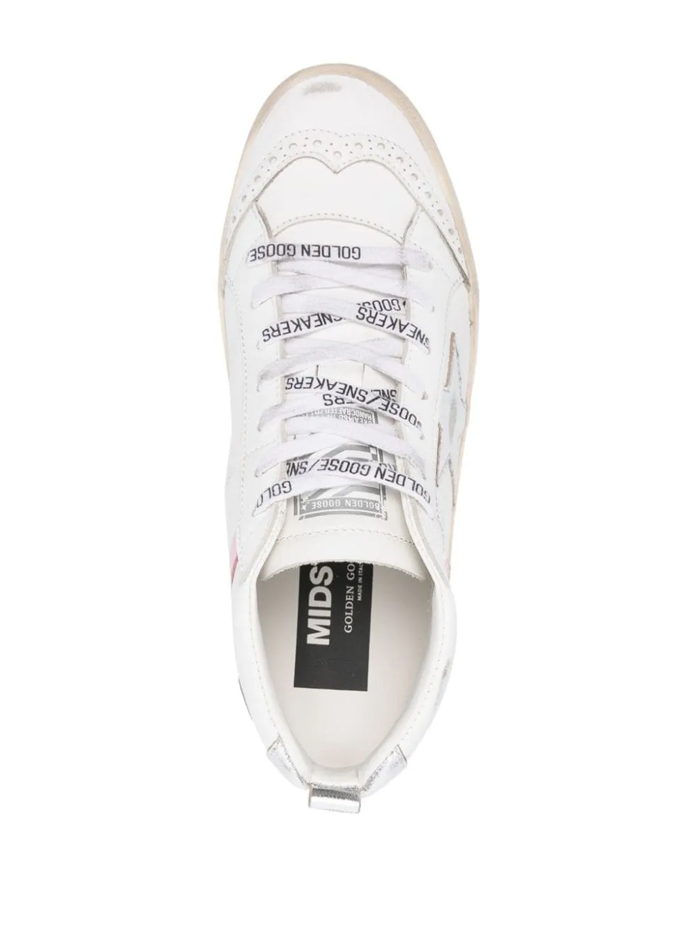 Golden Goose Deluxe Brand Sneakers Bianco Donna alte Mid Star