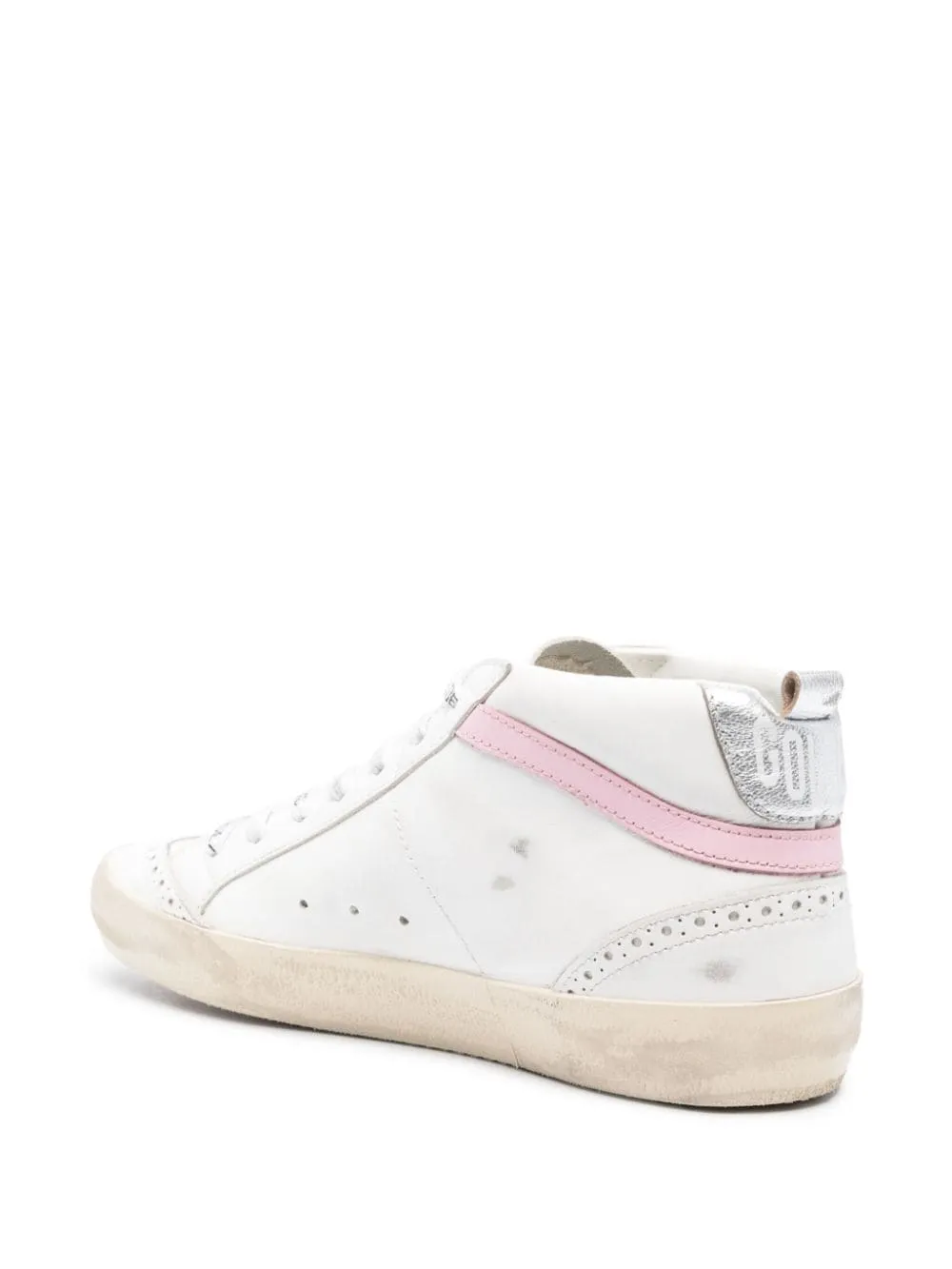 Golden Goose Deluxe Brand Sneakers Bianco Donna alte Mid Star
