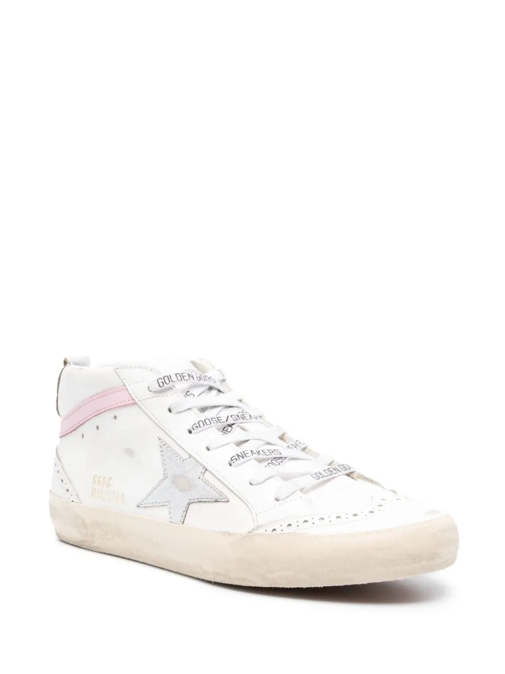 Golden Goose Deluxe Brand Sneakers Bianco Donna alte Mid Star