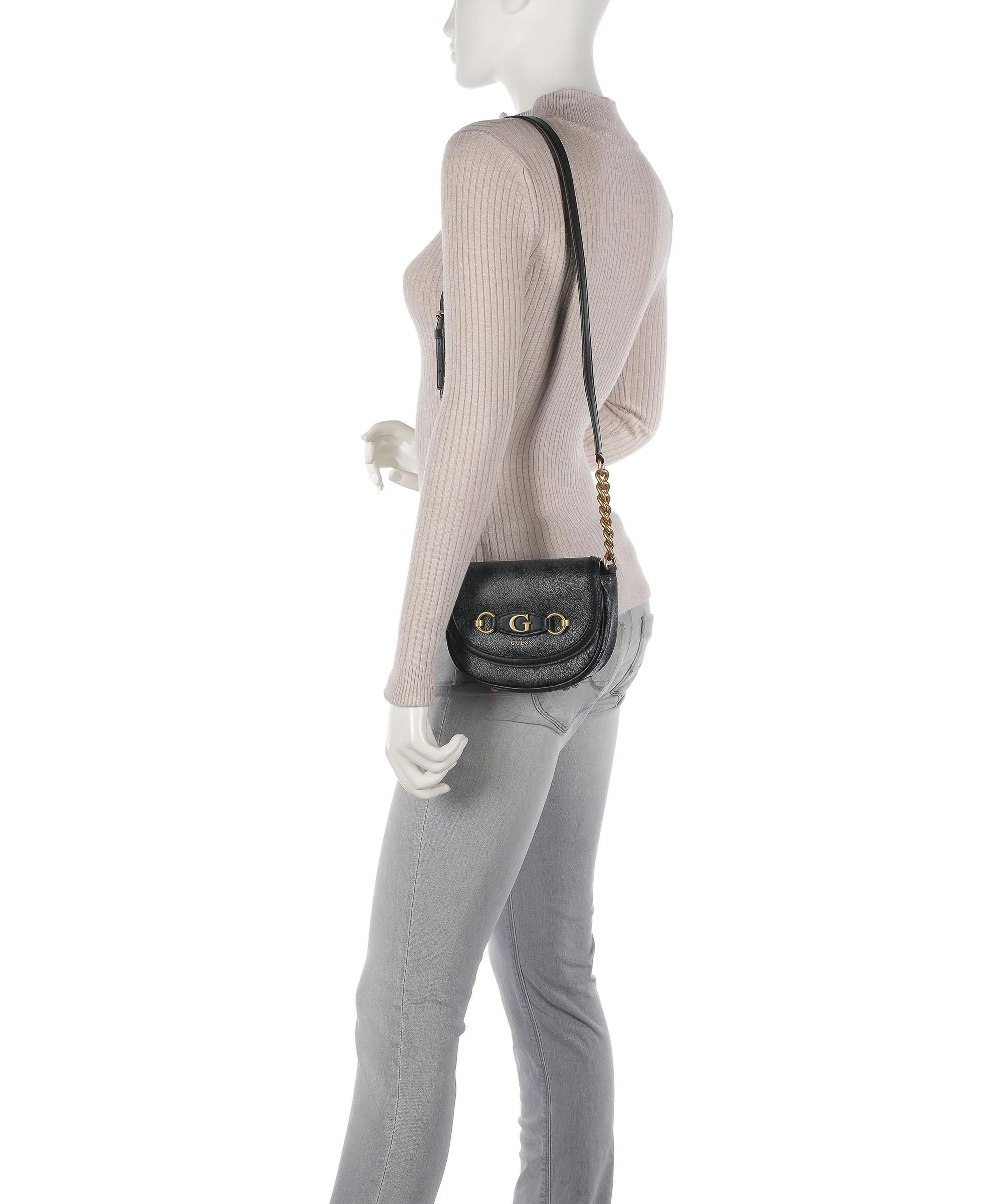  Guess Izzy Borsa a tracolla pelle sintetica antracite  