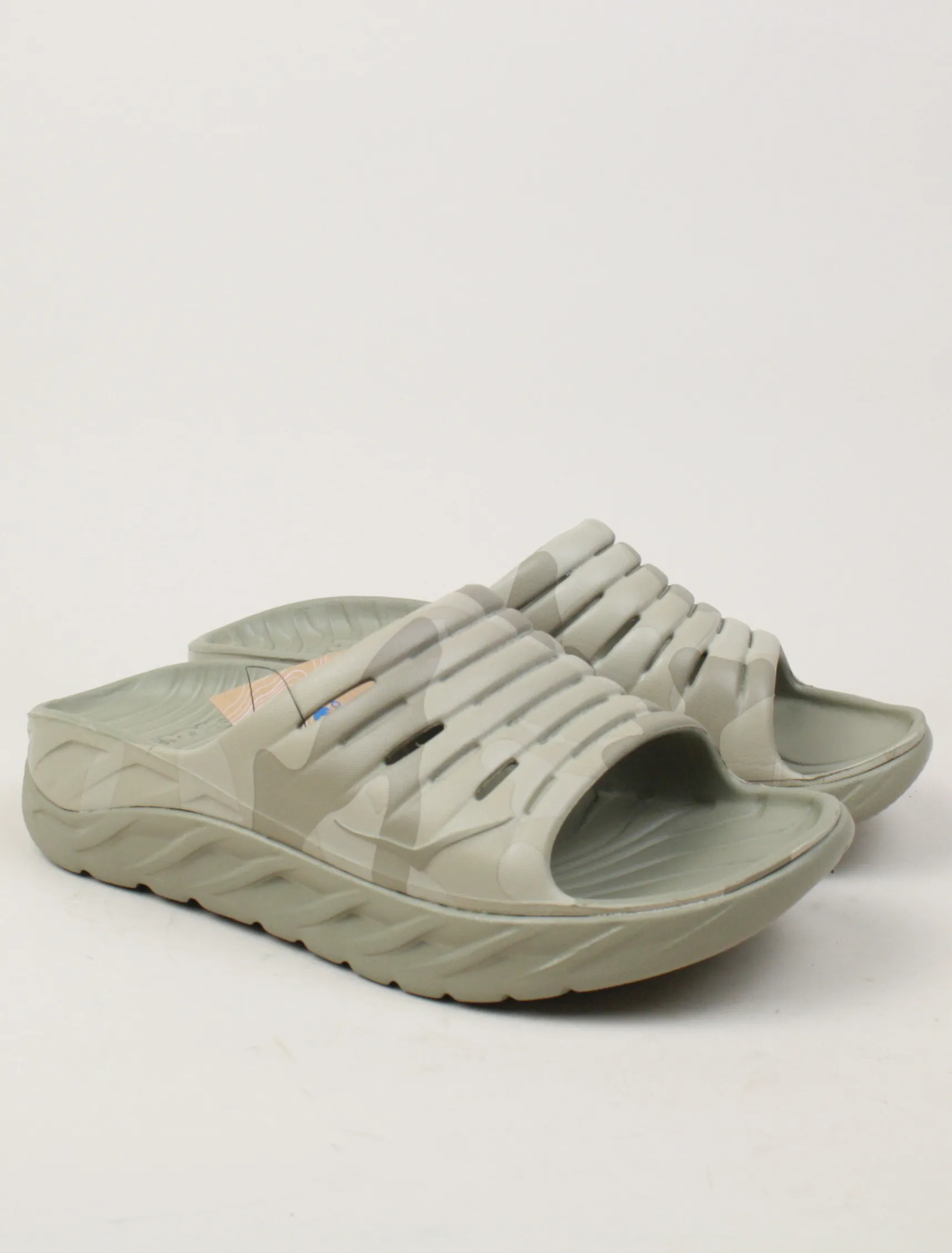 Hoka One One Ora Recovery Slide Dune Oxford Tan