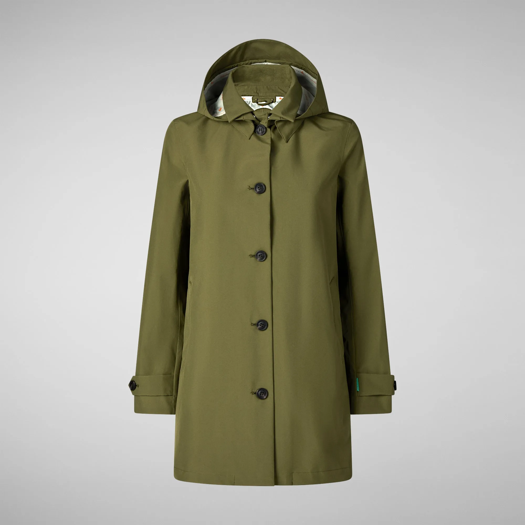 Impermeabile donna April Verde oliva