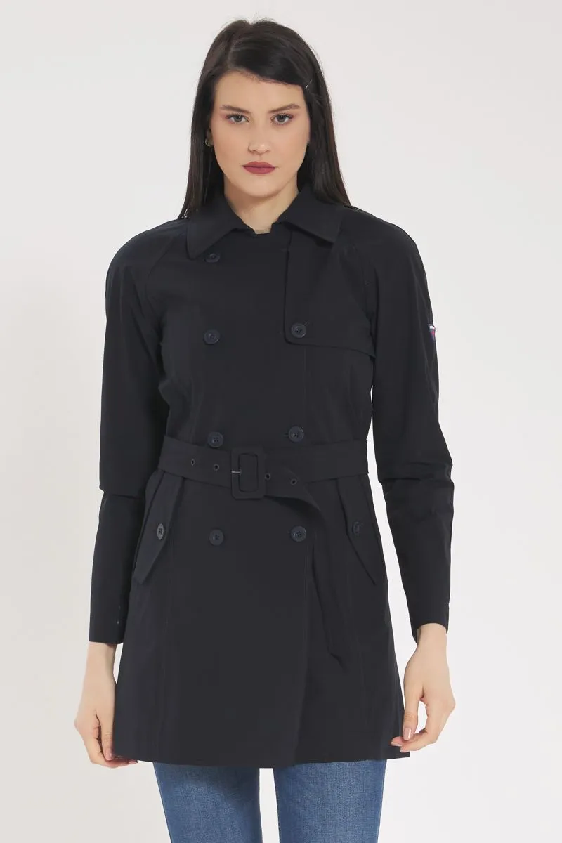 Impermeabile Donna Blu
