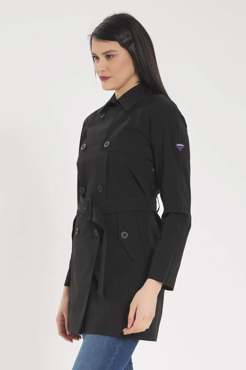 Impermeabile Donna Nero