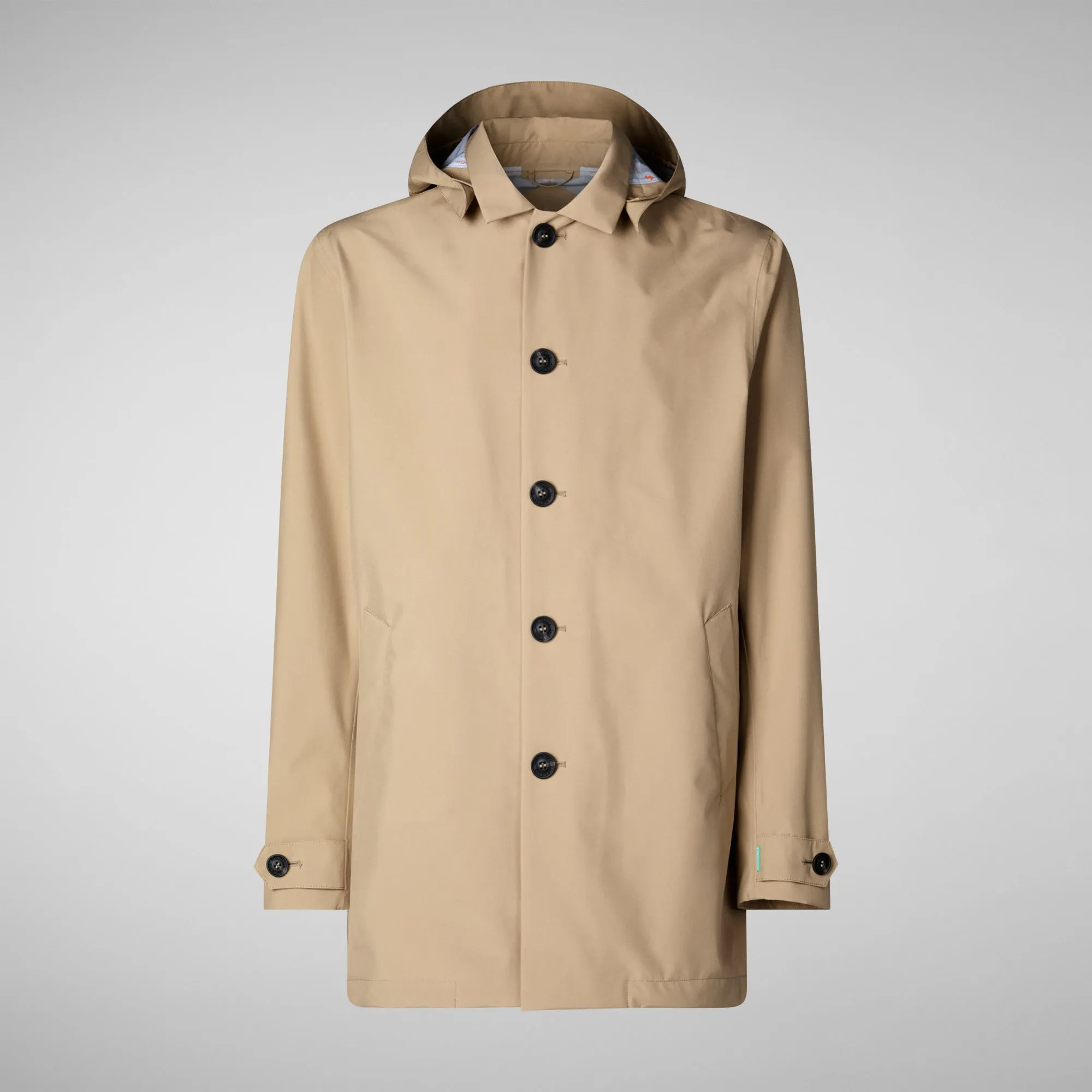 Impermeabile uomo Benjamin beige scuro