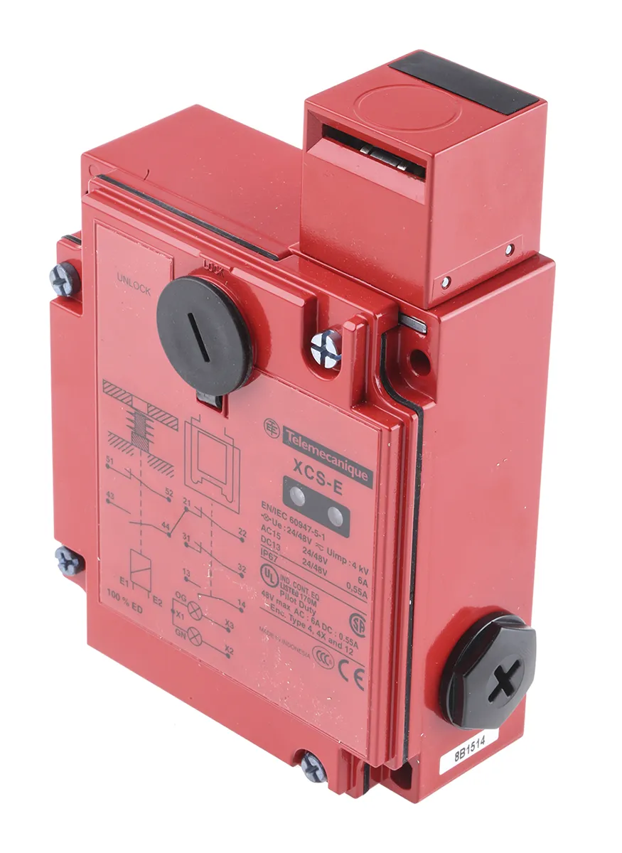 Interruttore di interblocco a solenoide Telemecanique Sensors XCS-B, 24V ca/cc, IP67
