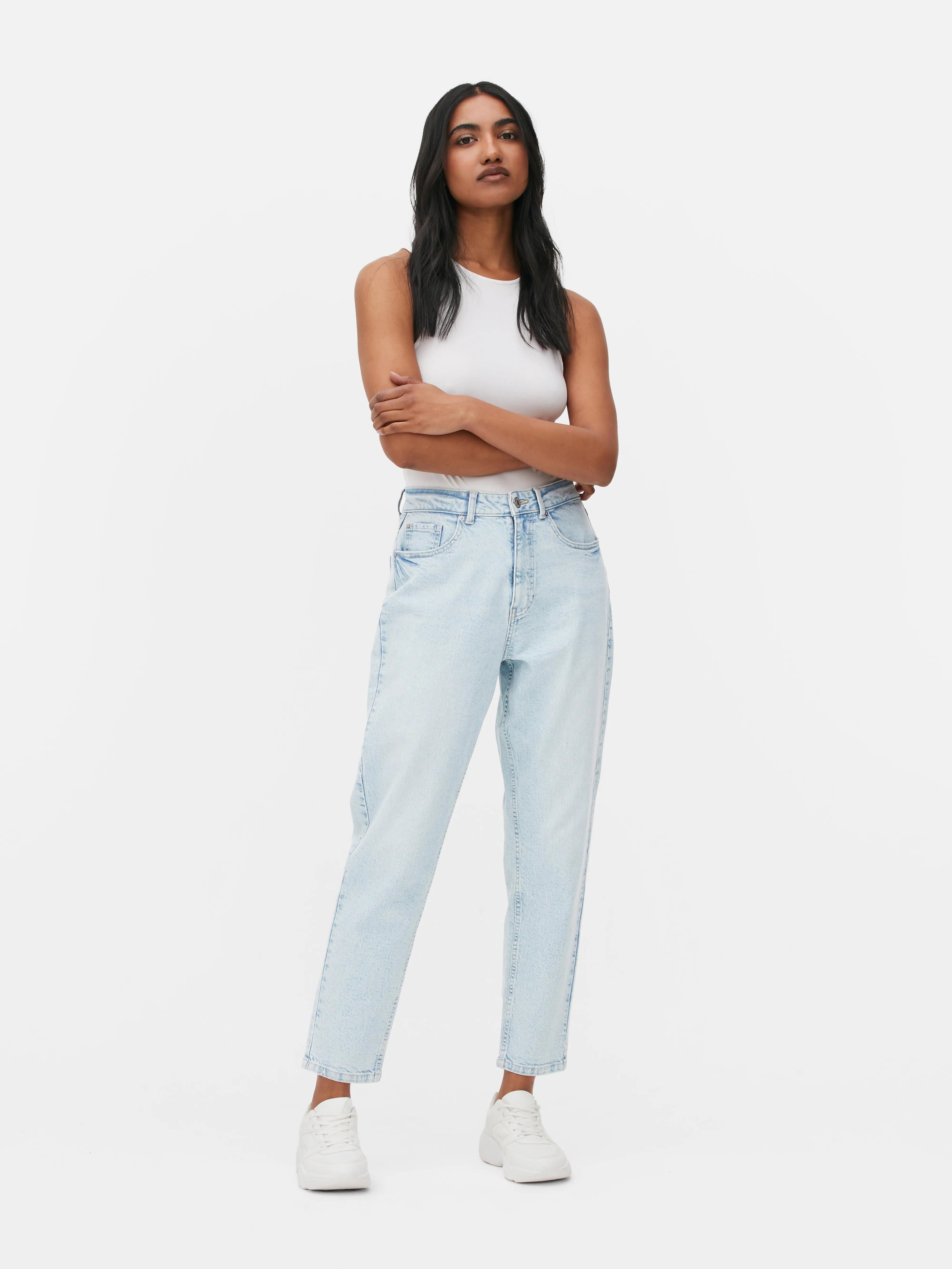 Jeans denim mom