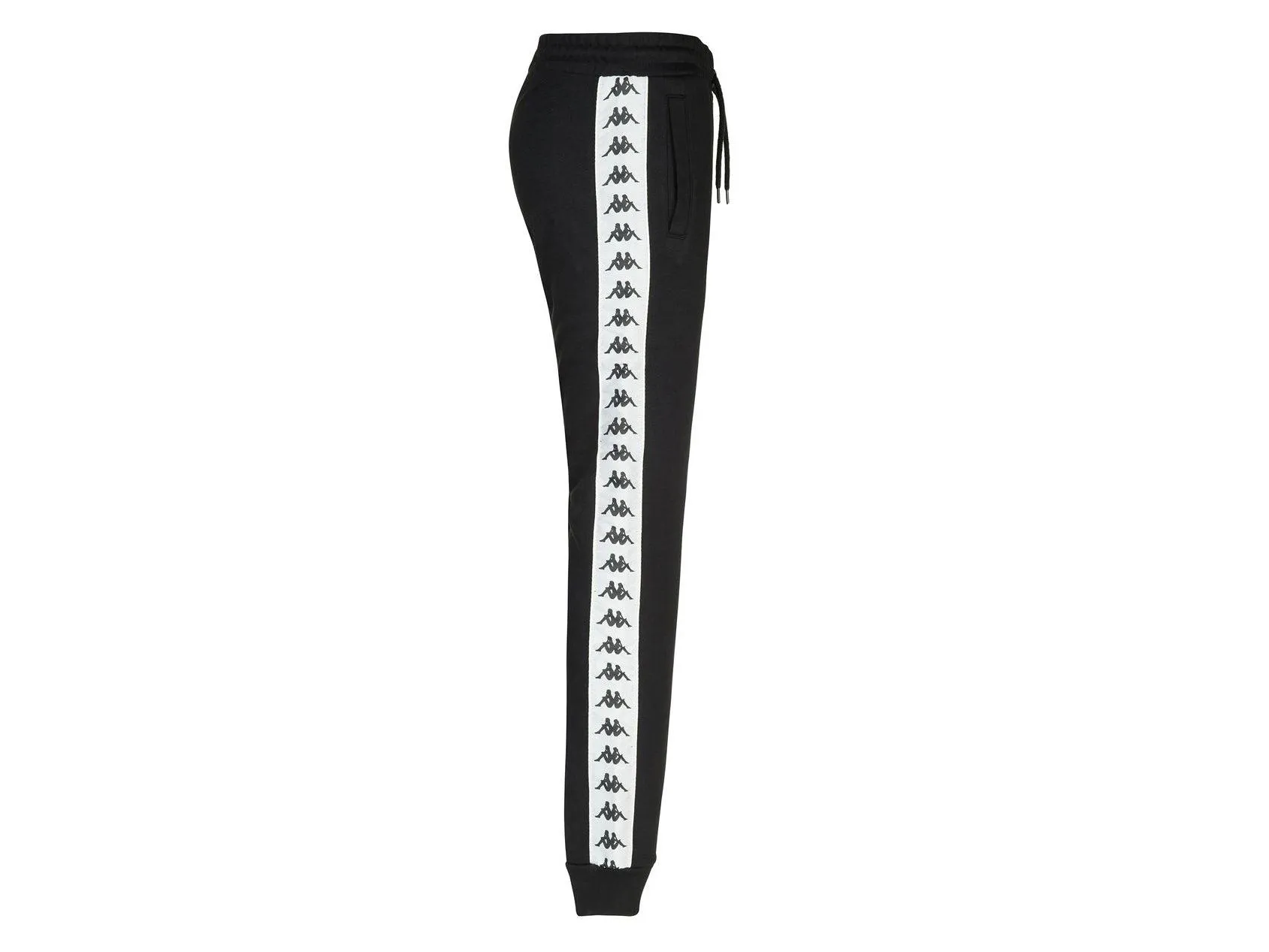 KAPPA 222 Banda Barnu Pantaloni Lunghi Black White 304K4K0