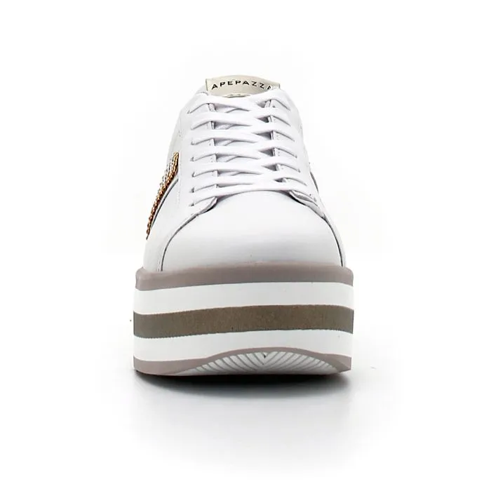 LACED PLATFORM SNEAKERS