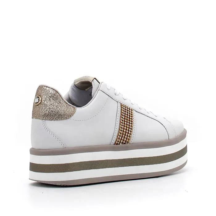 LACED PLATFORM SNEAKERS