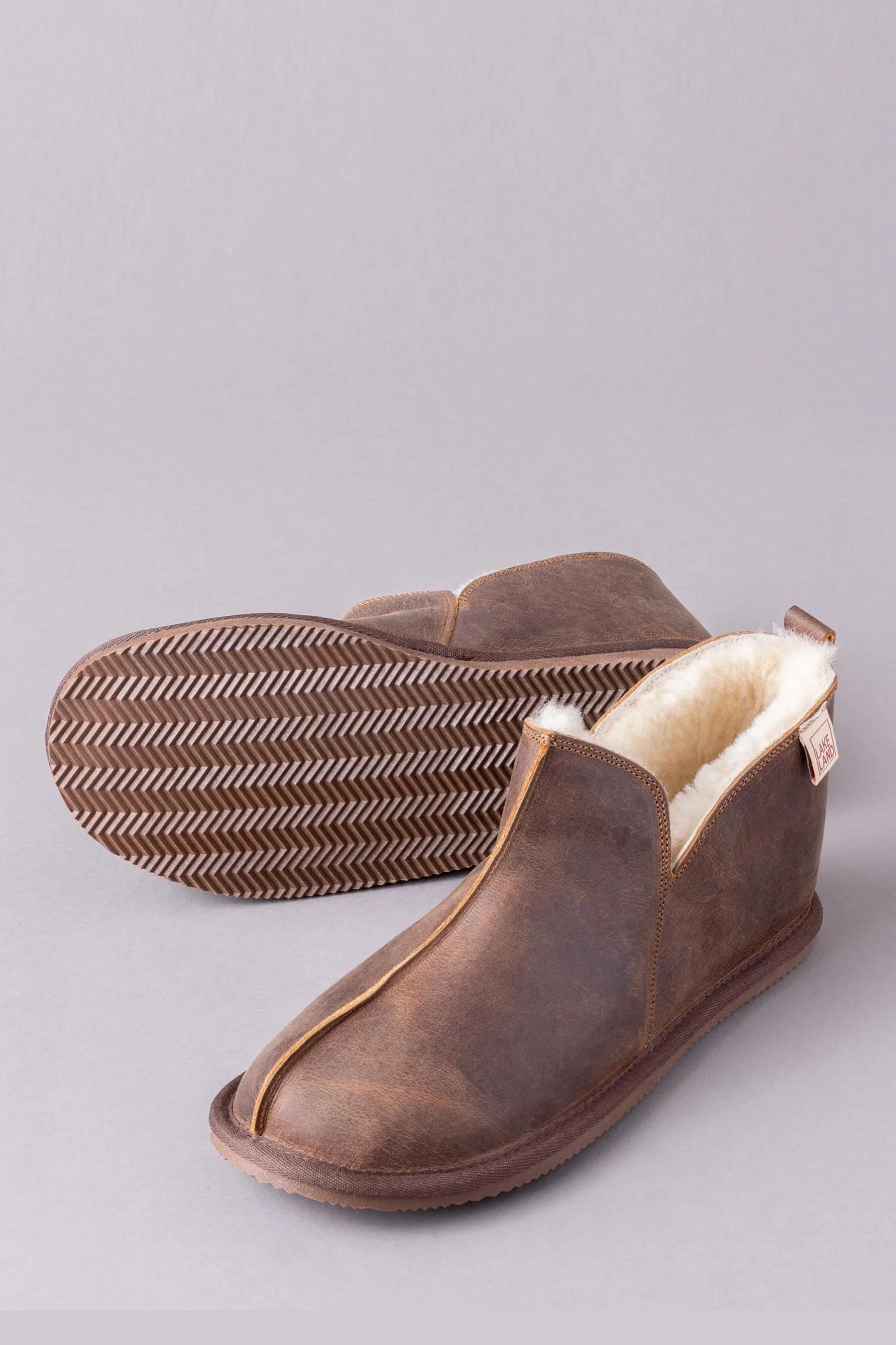 Lakeland Leather Uomo - Stivali a pantofola in pelle