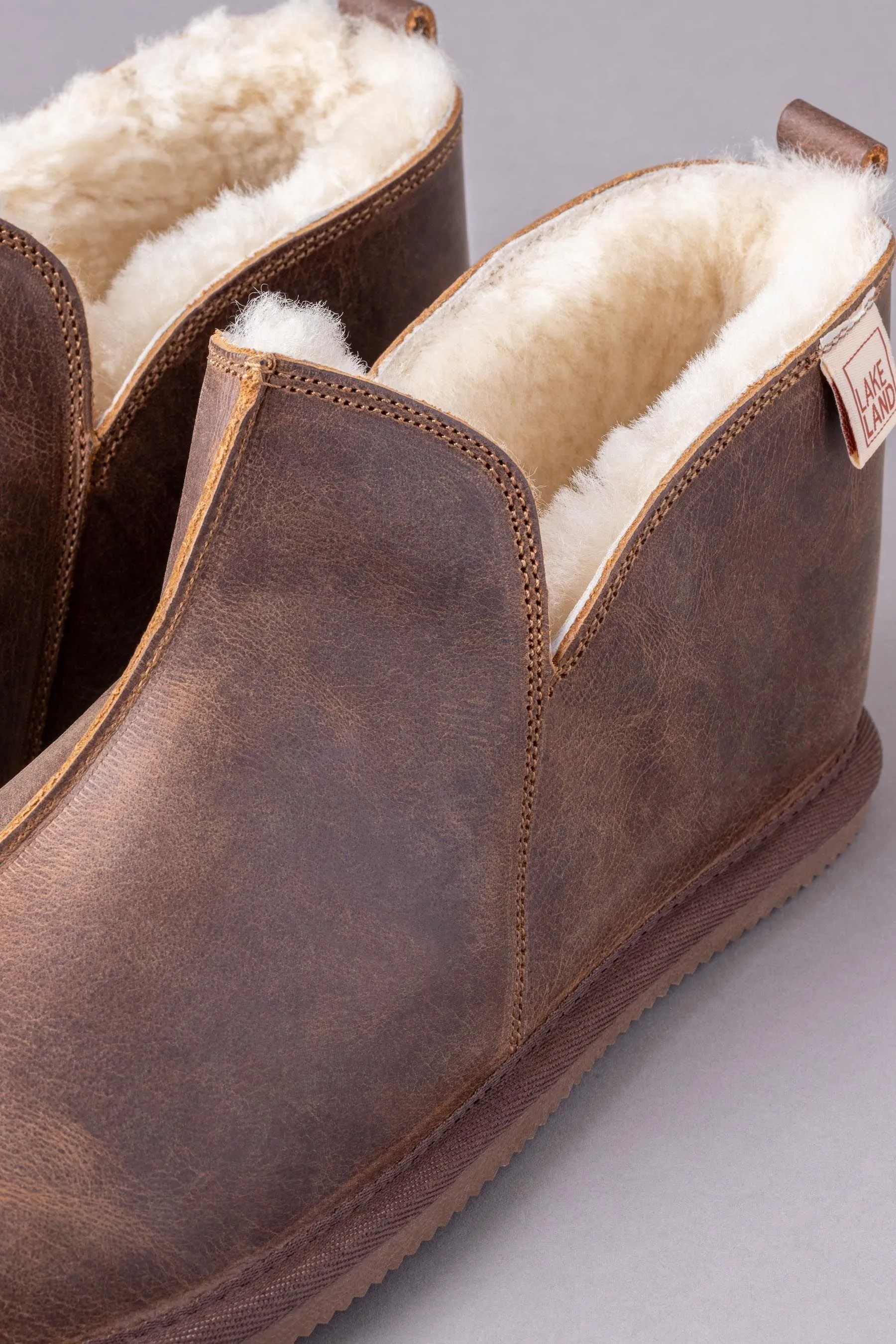 Lakeland Leather Uomo - Stivali a pantofola in pelle