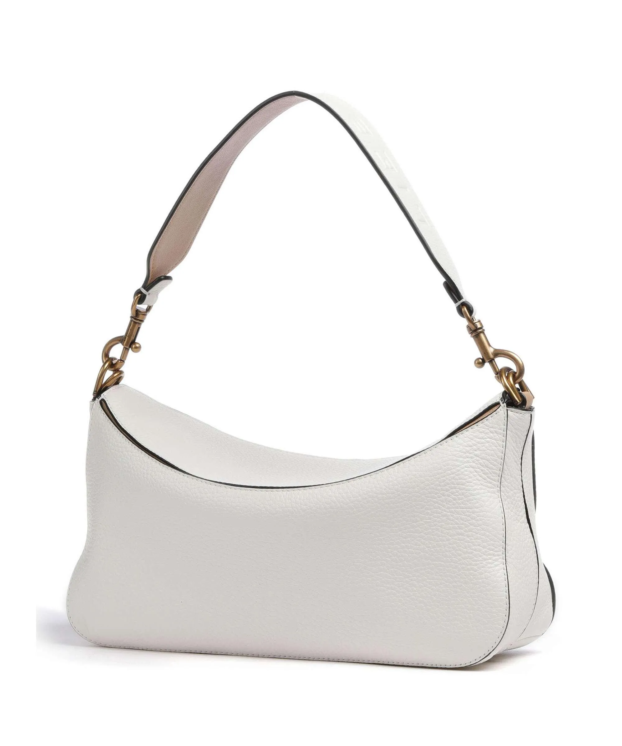  Liebeskind Alessa Heavy Pebble S Borsa a spalla pelle di vacchetta grana bianco  