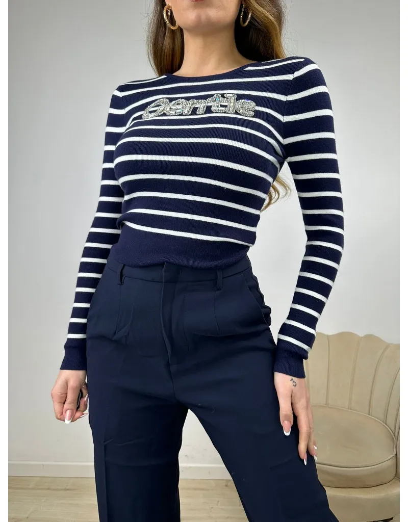 MAGLIA GENTLE BLU