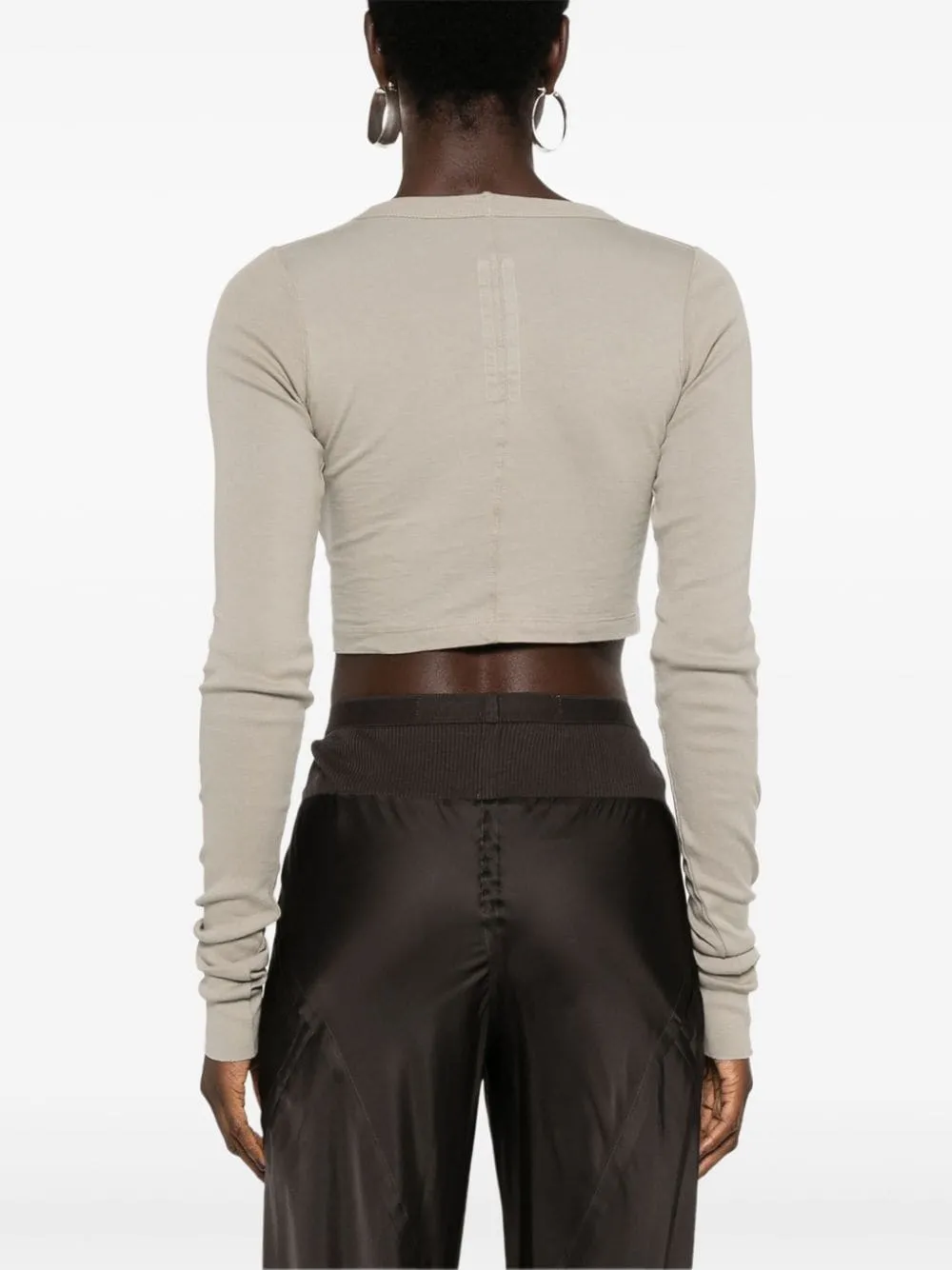 Maglietta a maniche lunghe di cotone Rick Owens