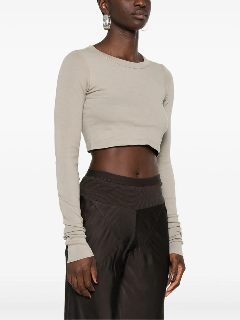 Maglietta a maniche lunghe di cotone Rick Owens