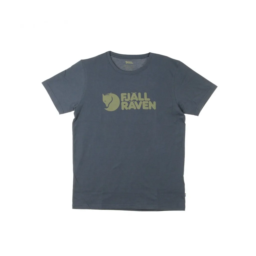 MAGLIETTA FJALLRAVEN LOGO T-SHIRT NAVY