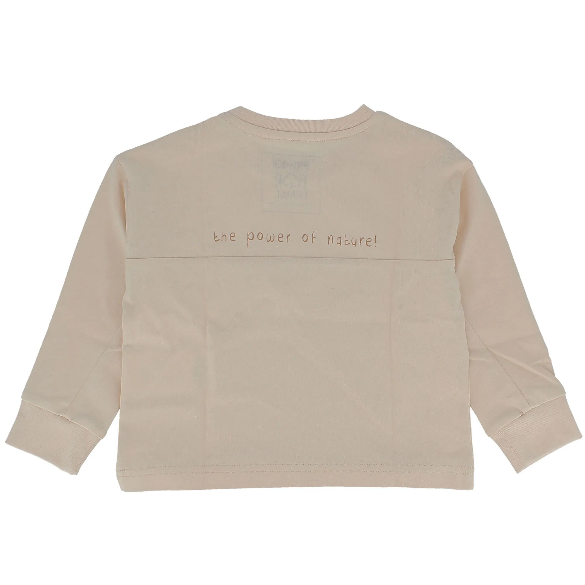 Maglietta in jersey da bambino, beige            
