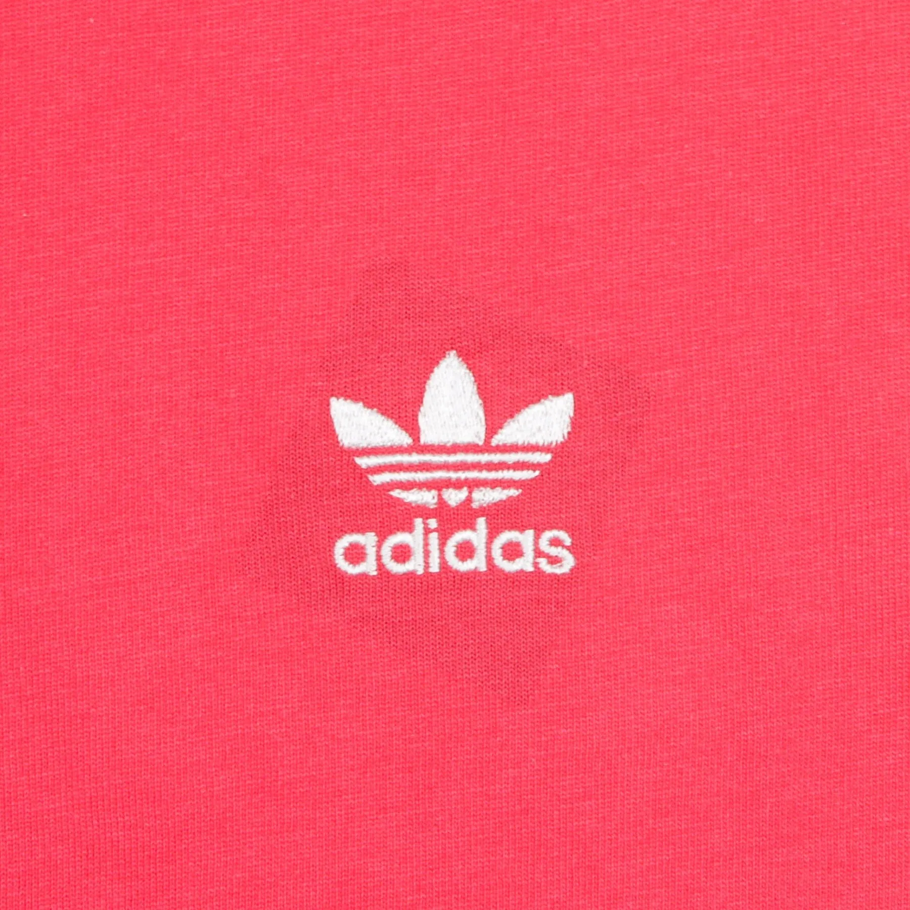 Maglietta Uomo Back And Front Trefoil Tee Power Pink/white