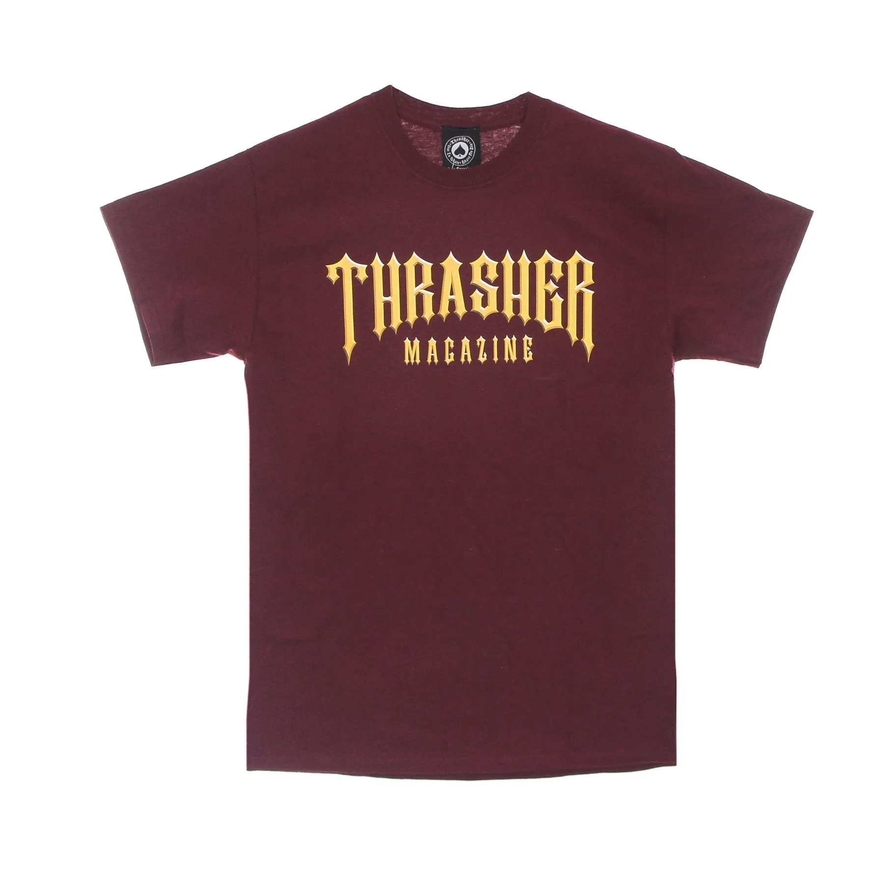 Maglietta Uomo Low Low Logo Tee Maroon