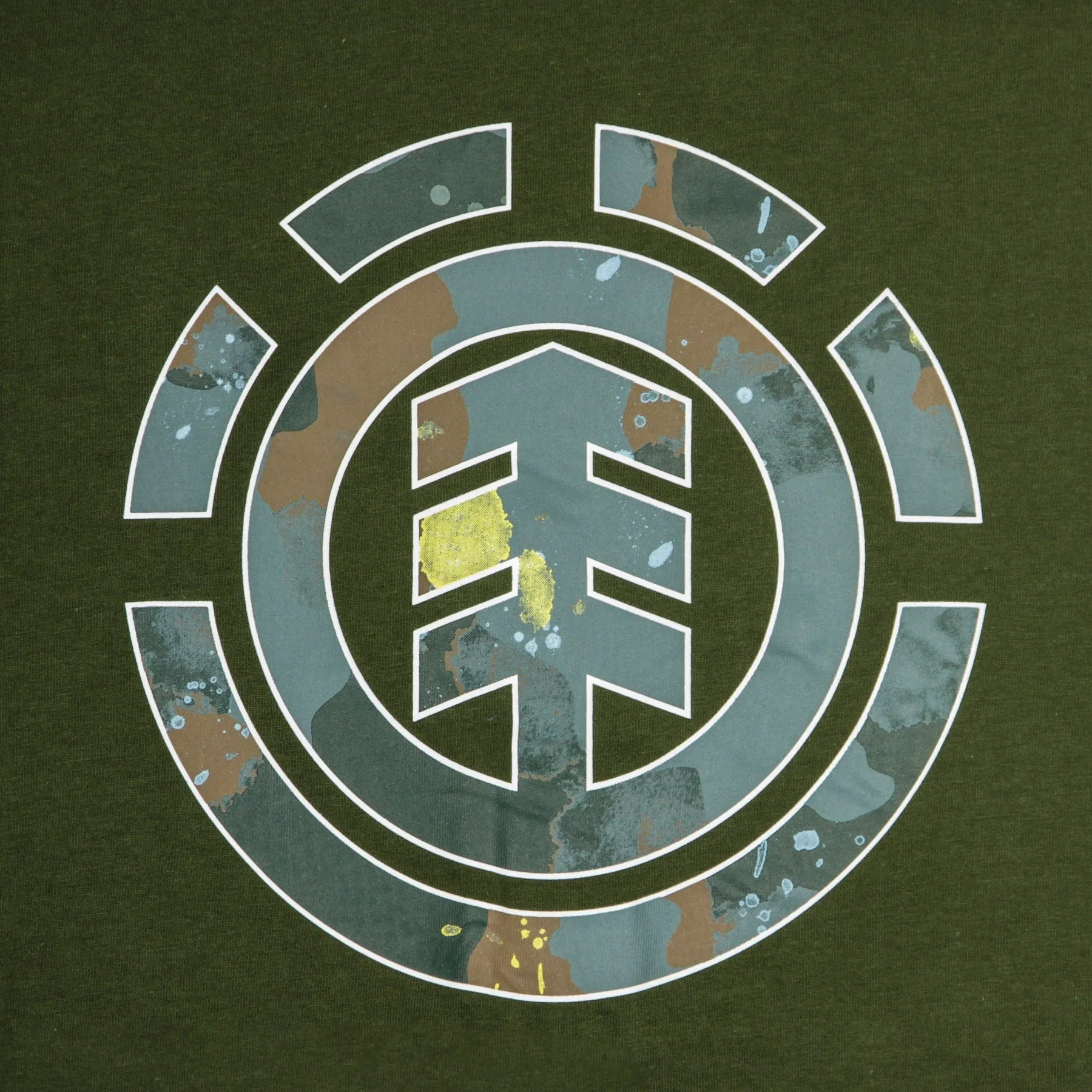 Maglietta Uomo Water Camo Icon Fill Forest Night