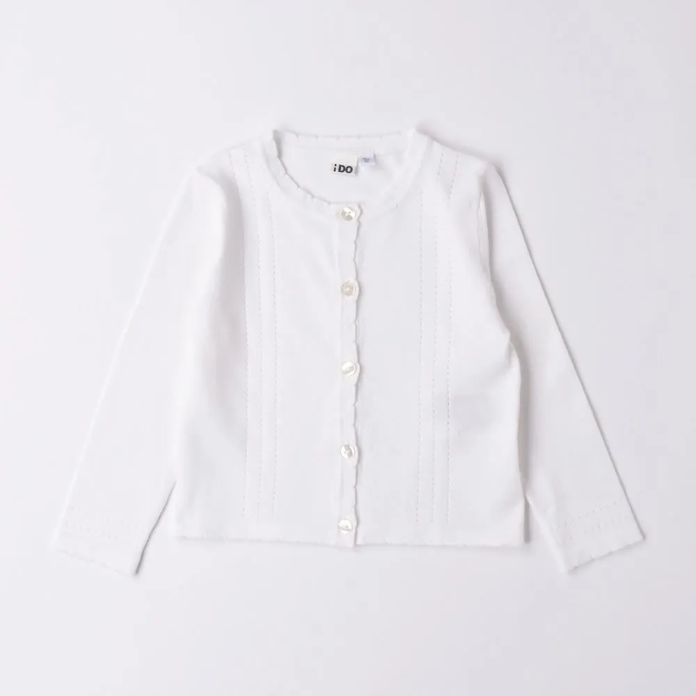 maglione aperto scaldacuore 4.6280 bambina ido 