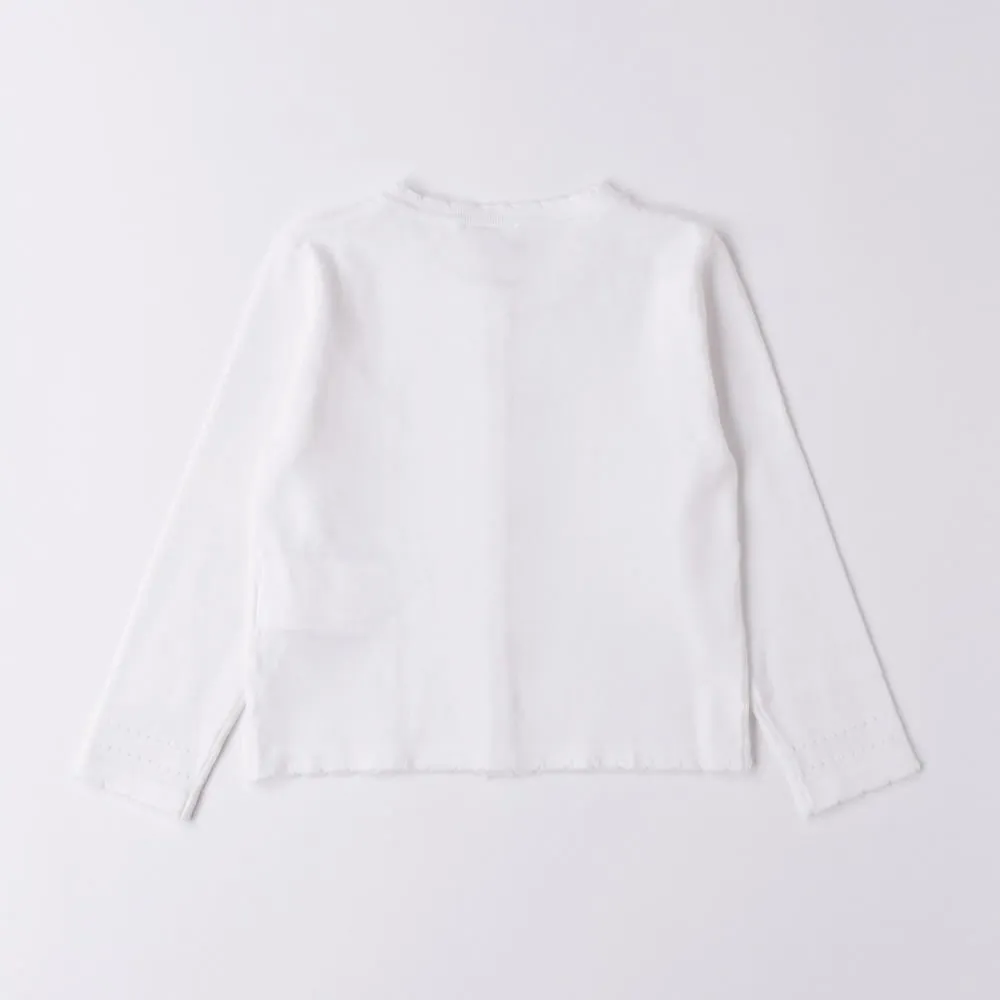 maglione aperto scaldacuore 4.6280 bambina ido 