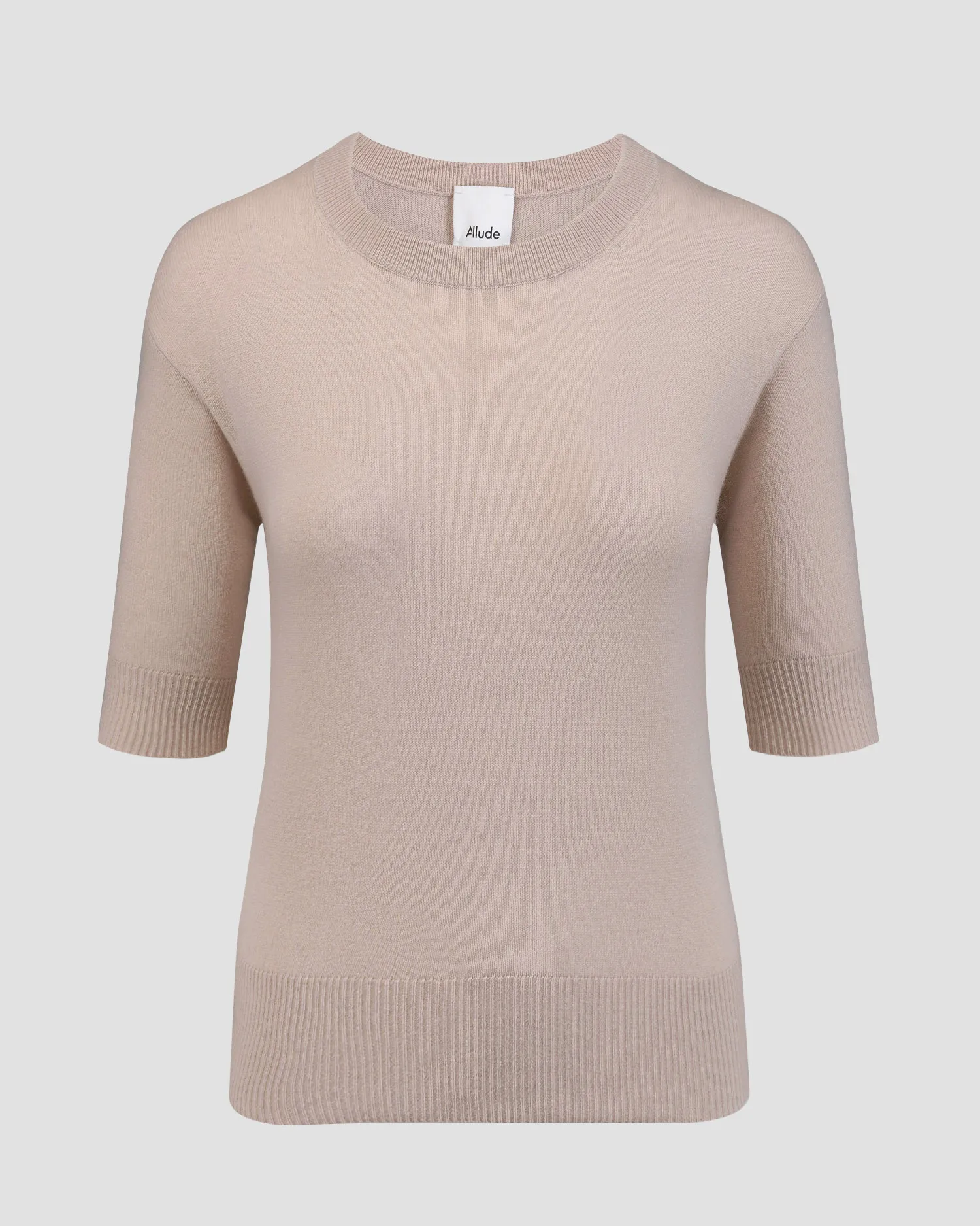 Maglione beige in cashmere Allude 11116-42