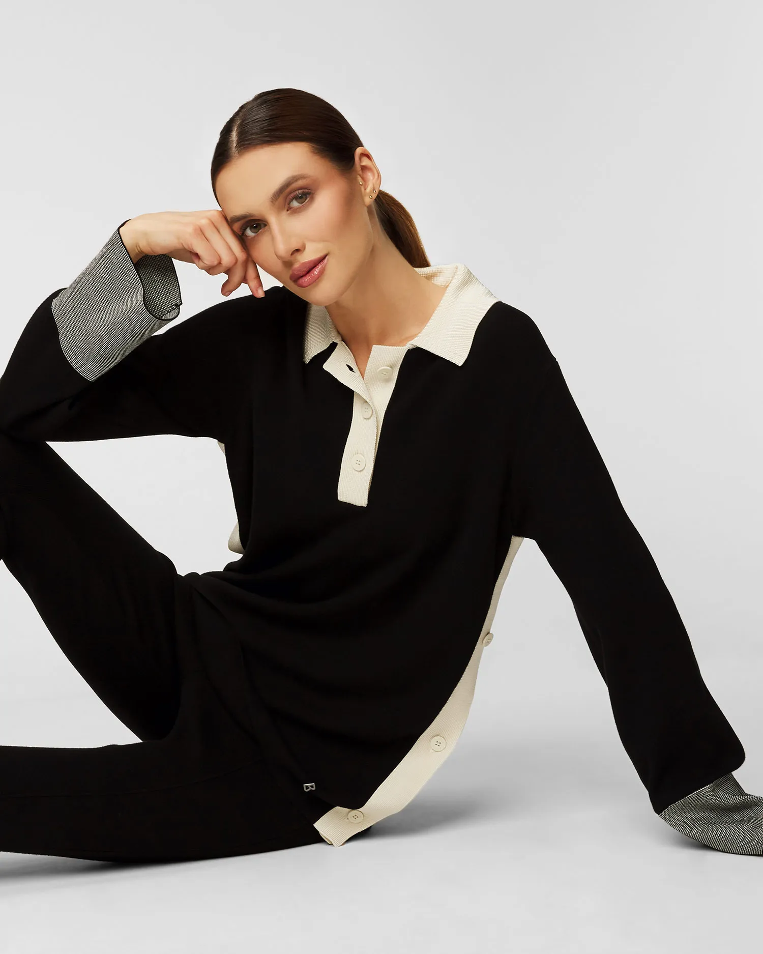 Maglione da donna BOGNER Edyta Nero 86502721-26