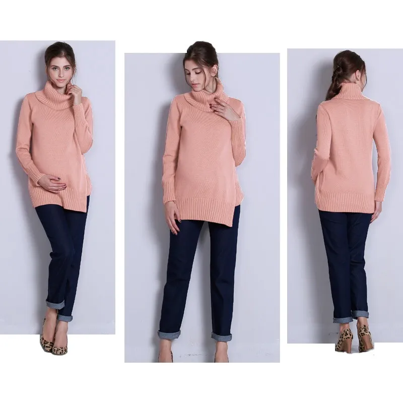 Maglione di Cotone Bio doppio strato Premaman e Allattamento