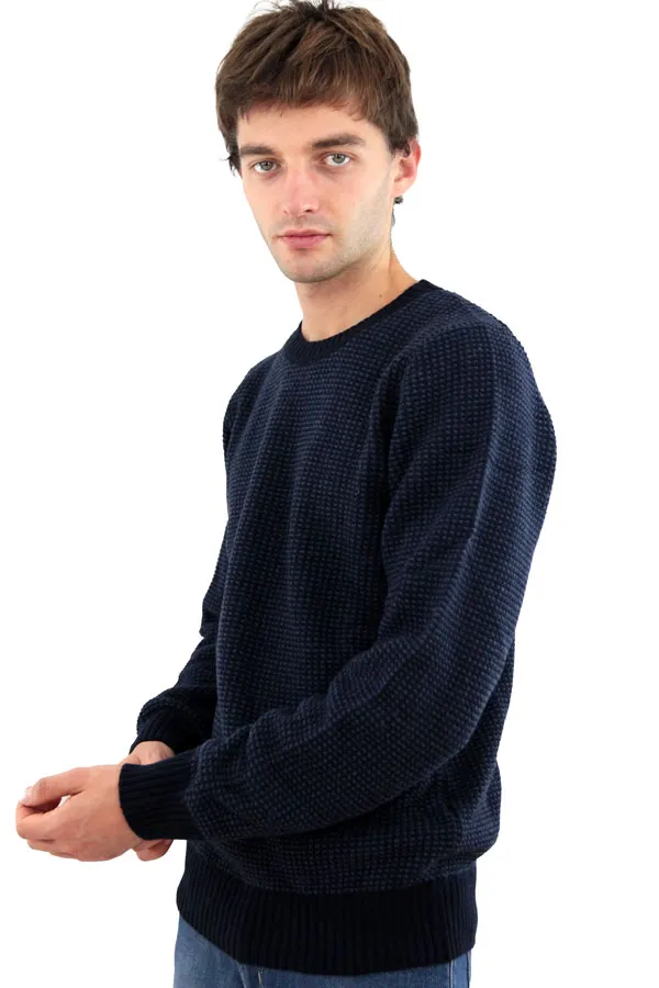 MAGLIONE GIROCOLLO LOPES BLU 