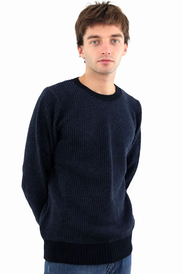 MAGLIONE GIROCOLLO LOPES BLU 