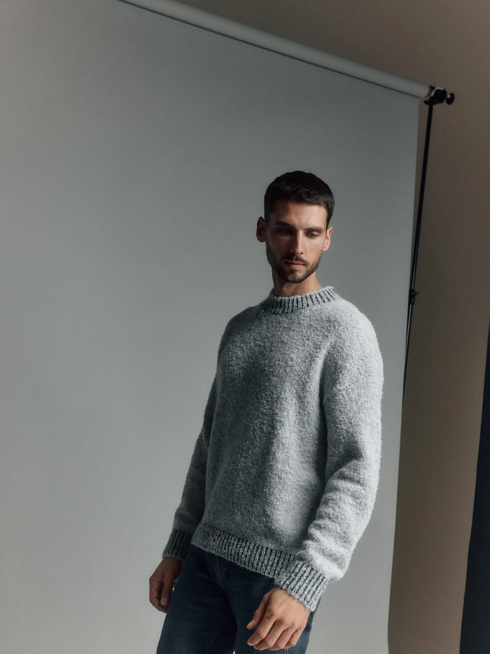 Maglione in misto lana
