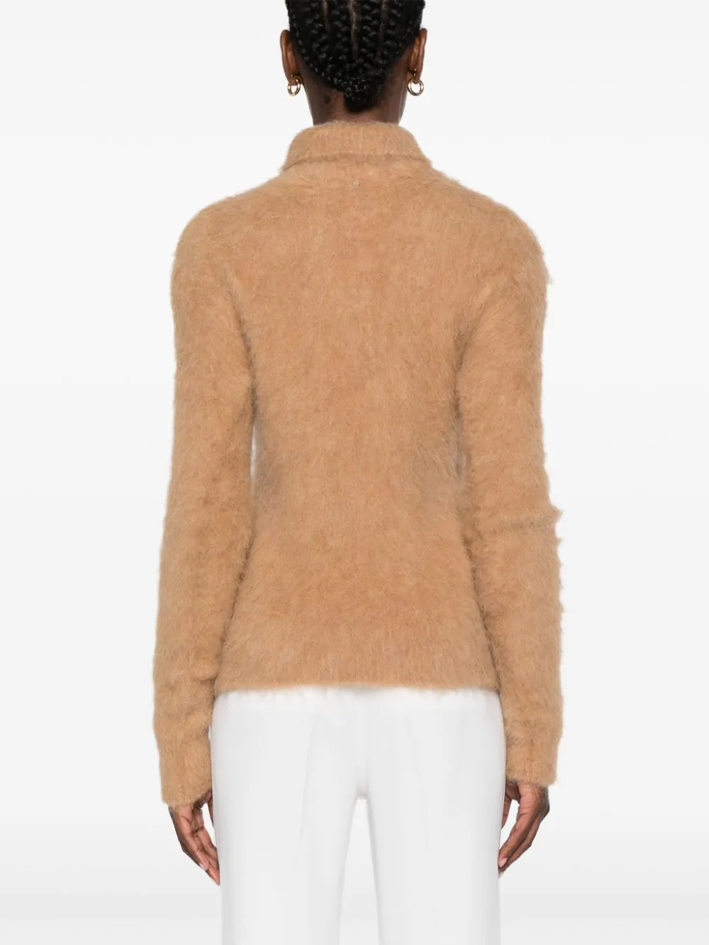 Maglione sportivo max di tartaruga di lana di lana