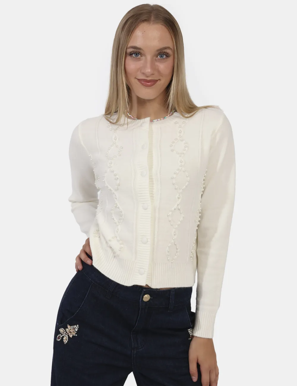 Maglione Yes Zee Bianco
